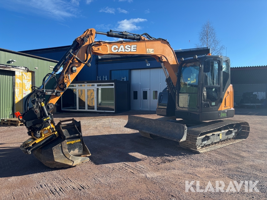 Grävmaskin Case CX85D SR med redskap