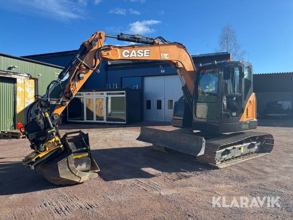Grävmaskin Case CX85D SR med redskap