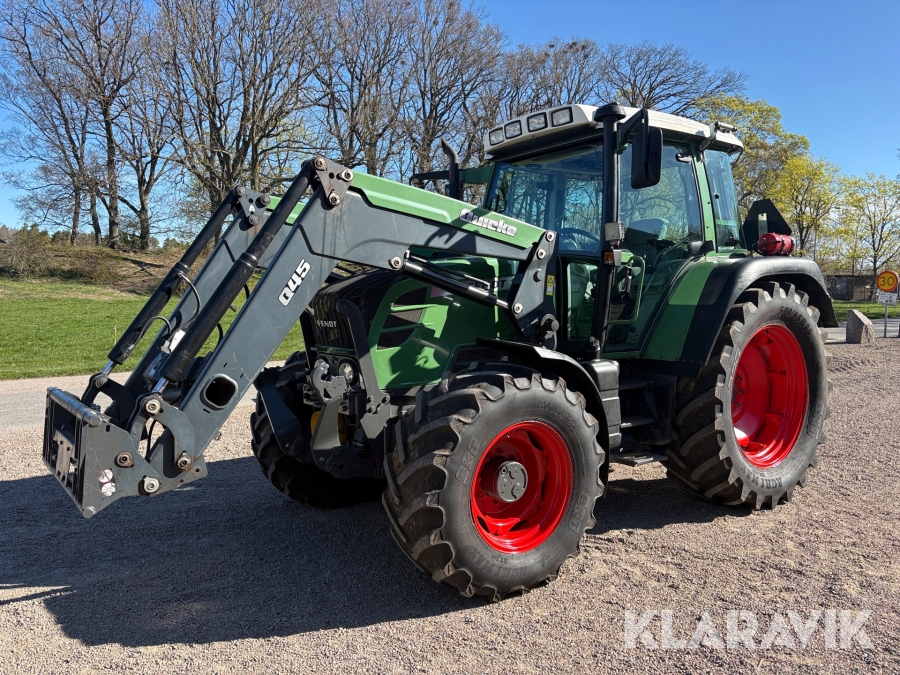 Traktor Fendt 312 Vario TMS med frontlastare