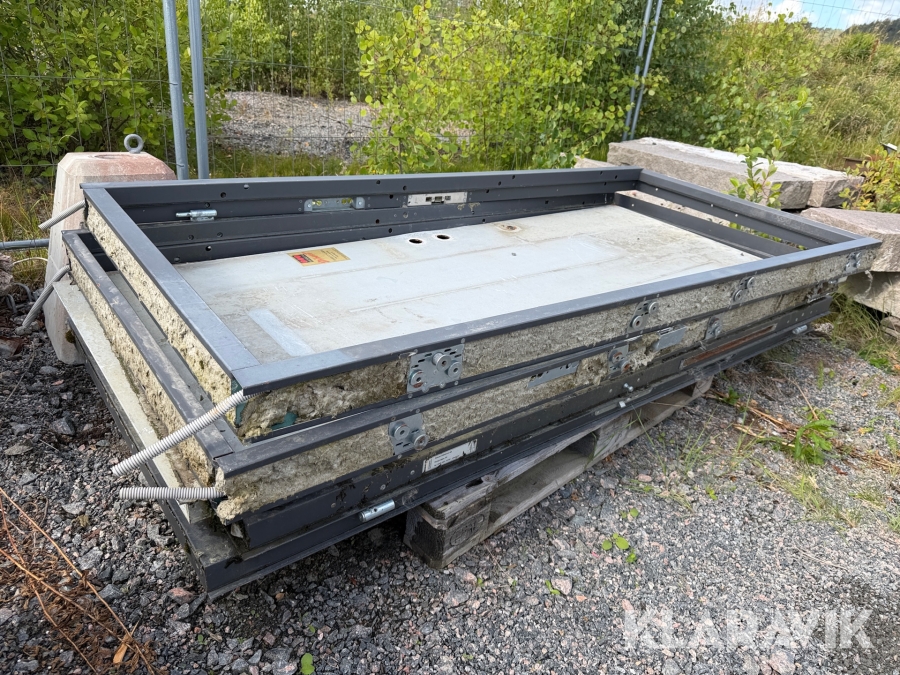 Ståldörrar med karm Robust 2 st 900x2100