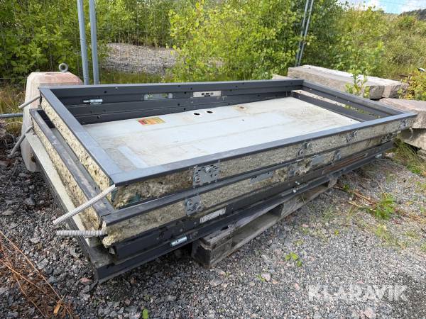 Ståldörrar med karm Robust 2 st 900x2100
