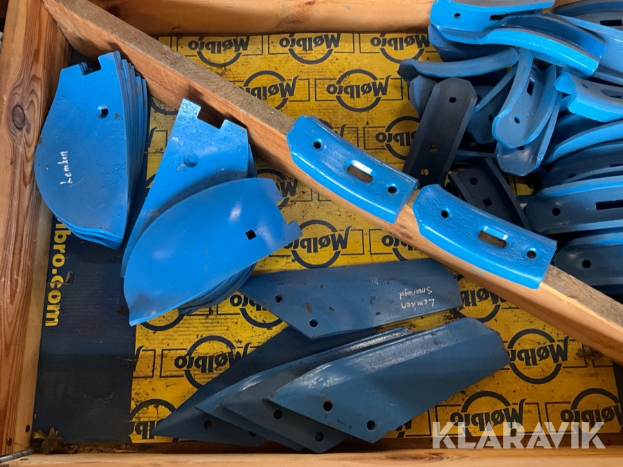 Hållare och skär för spets Lemken 10+10+10 st