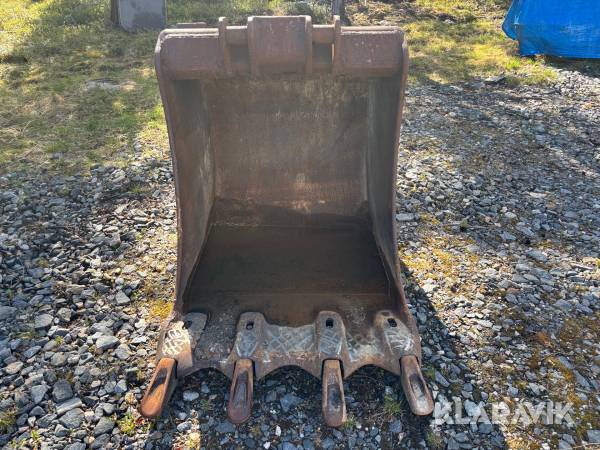 Tandad grävskopa