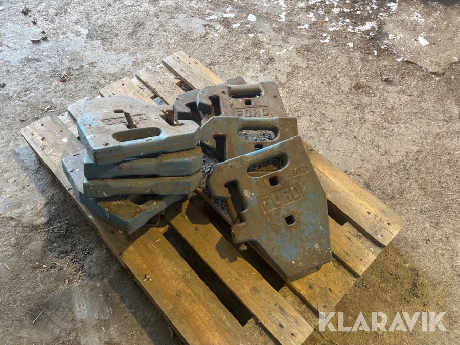 Traktorvikter Ford 8 st