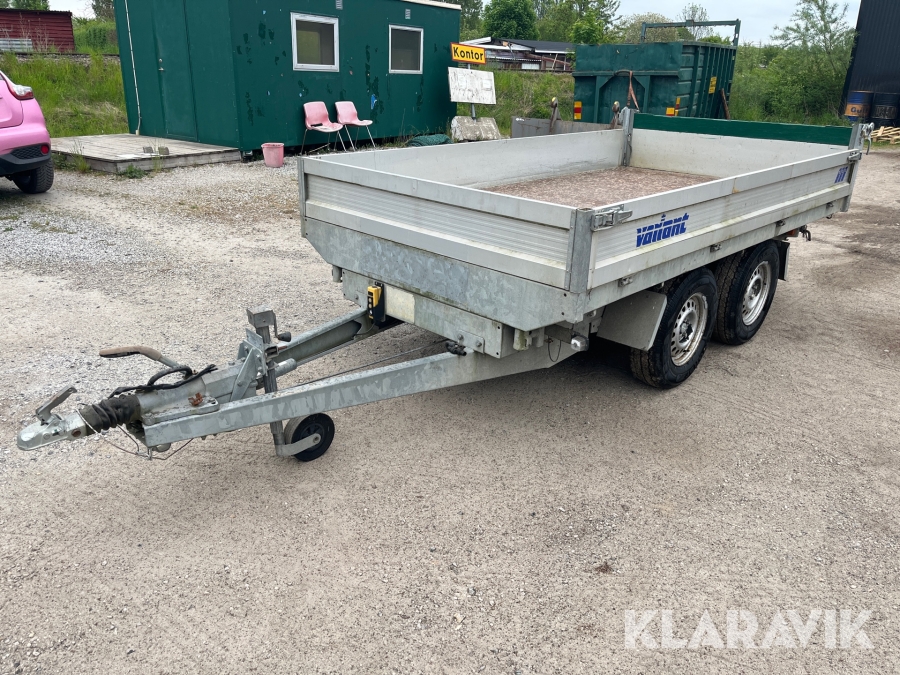 Tippsläp Variant med trevägstipp