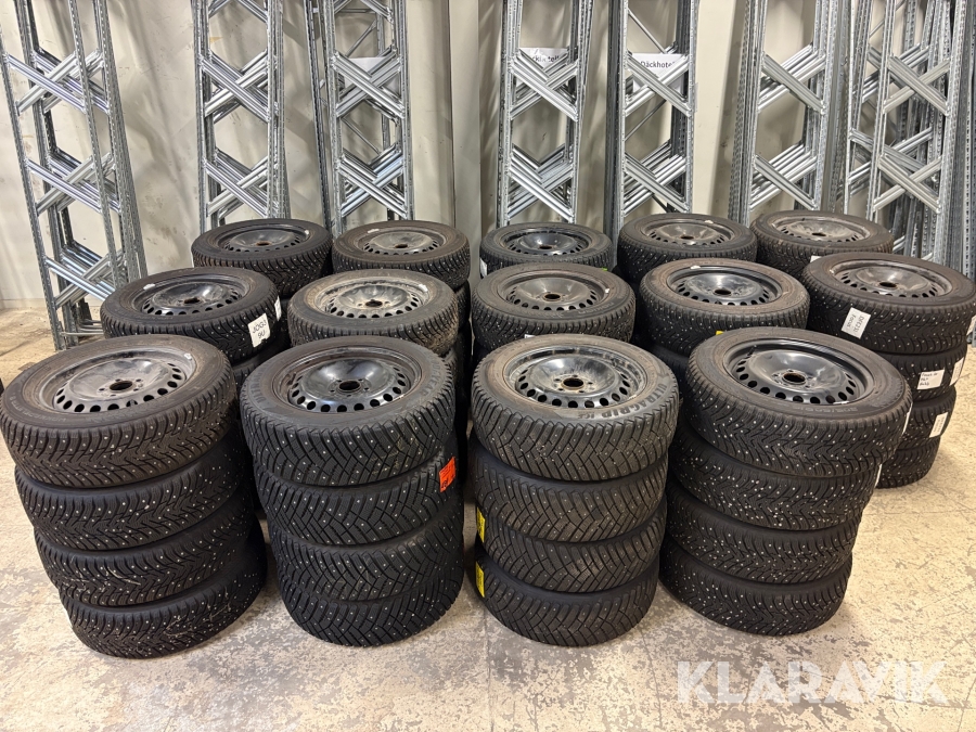 Parti med dubbdäck 205/60 R16