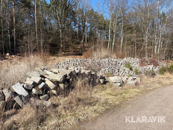 Storgatsten Hallandsgranit med borgmästarsten