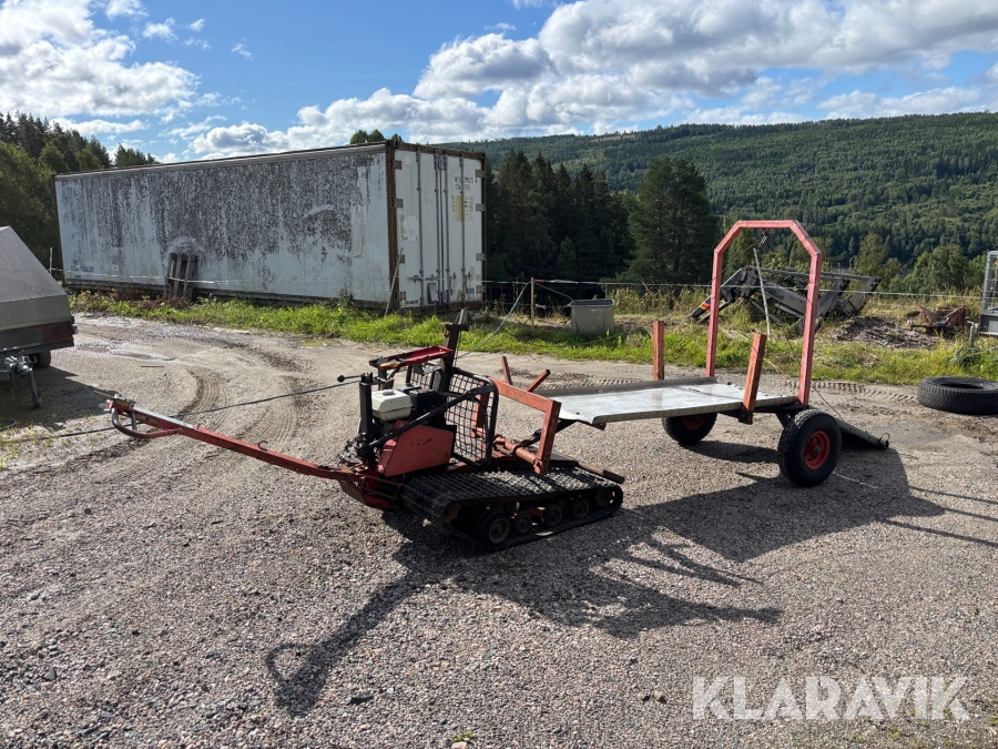 Järnhäst/ älgdragare EMT-TRACK med vinsch