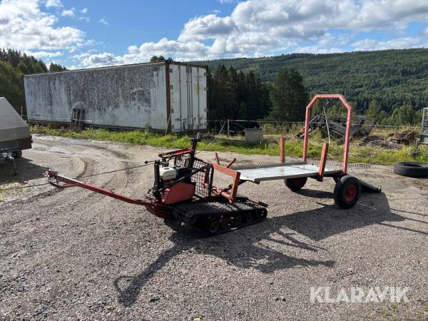 Järnhäst/ älgdragare EMT-TRACK med vinsch