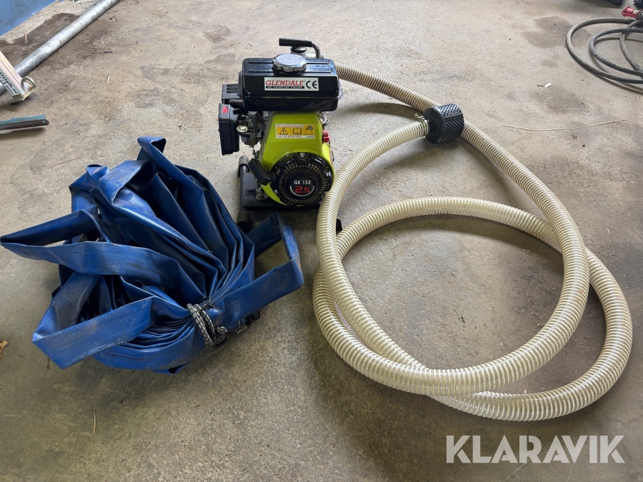 Bensindriven vattenpump Glendale GE 152 2,5hk