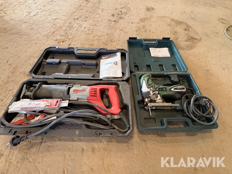 Tigersåg & Sticksåg Milwaukee & Hitachi - SSD 1100X & CJ 110MVA