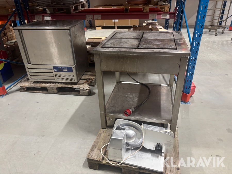 Spis, skärmaskin, frys 2st