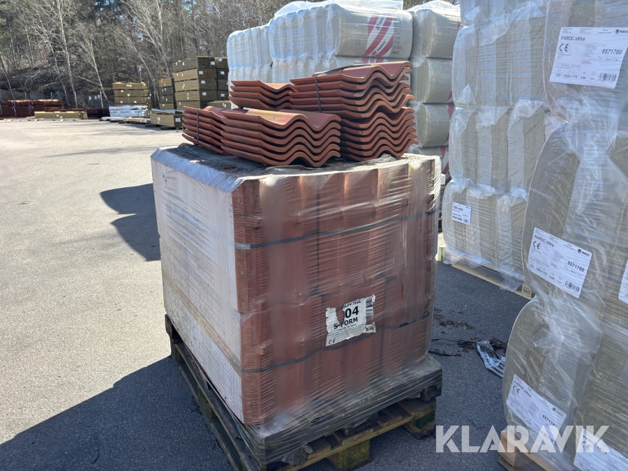 Taktegel Höjslev 2 kupig ofalsad 280 st