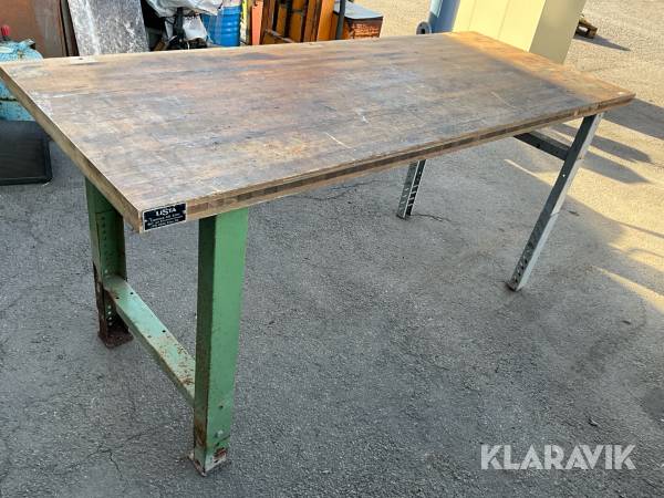 Arbetsbänk Lista I limträ