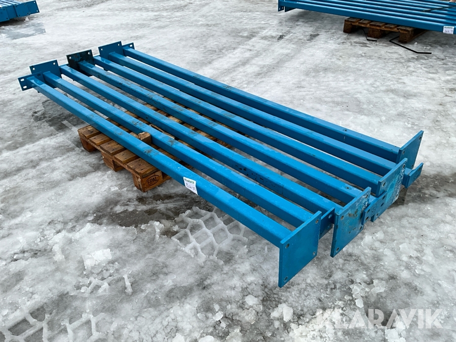 Metallbalkar 7st fyrkantsprofiler