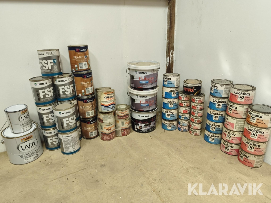 Diverse olika färger