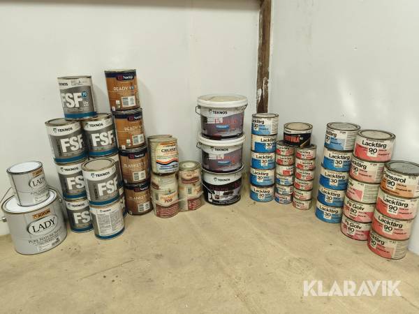 Diverse olika färger