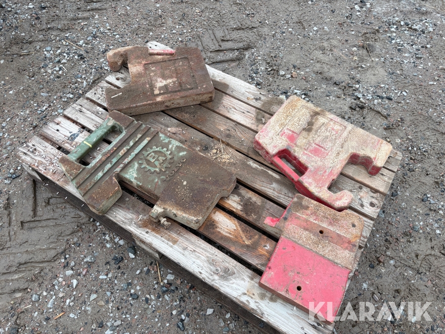 Vikter Volvo BM 15-25kg 4st