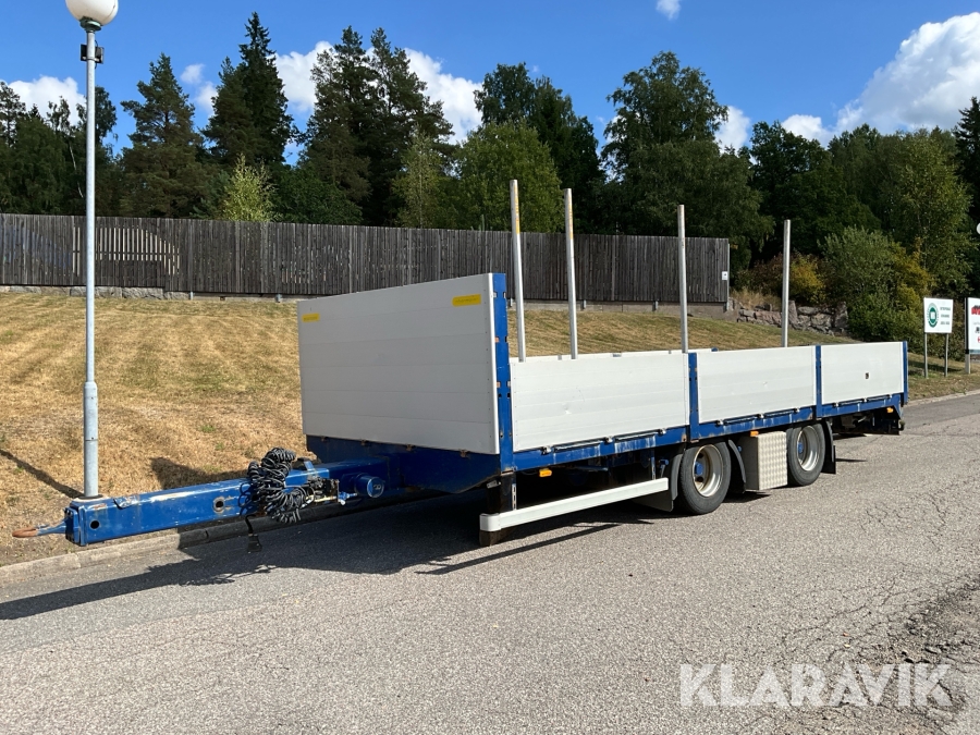Lastbilssläp Obermaier Os2-l2102l med ramper 