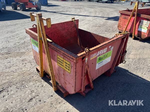 Materialbasker Starke Arvid kedjetömmande 2000kg