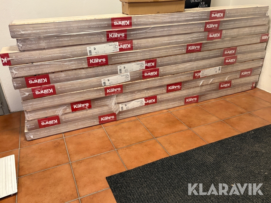 Parkettgolv Kährs Lecco 3 strips 10 paket