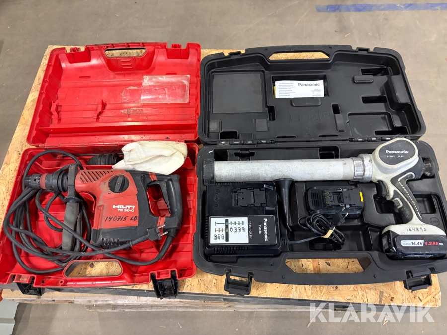 Kombihammare 1 st, Fogpistol 1 st Hilti 