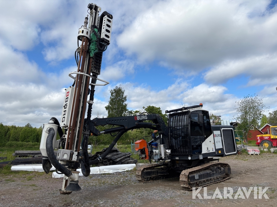 Borrigg BBurg HD 715 Montabert HC 95 hammare