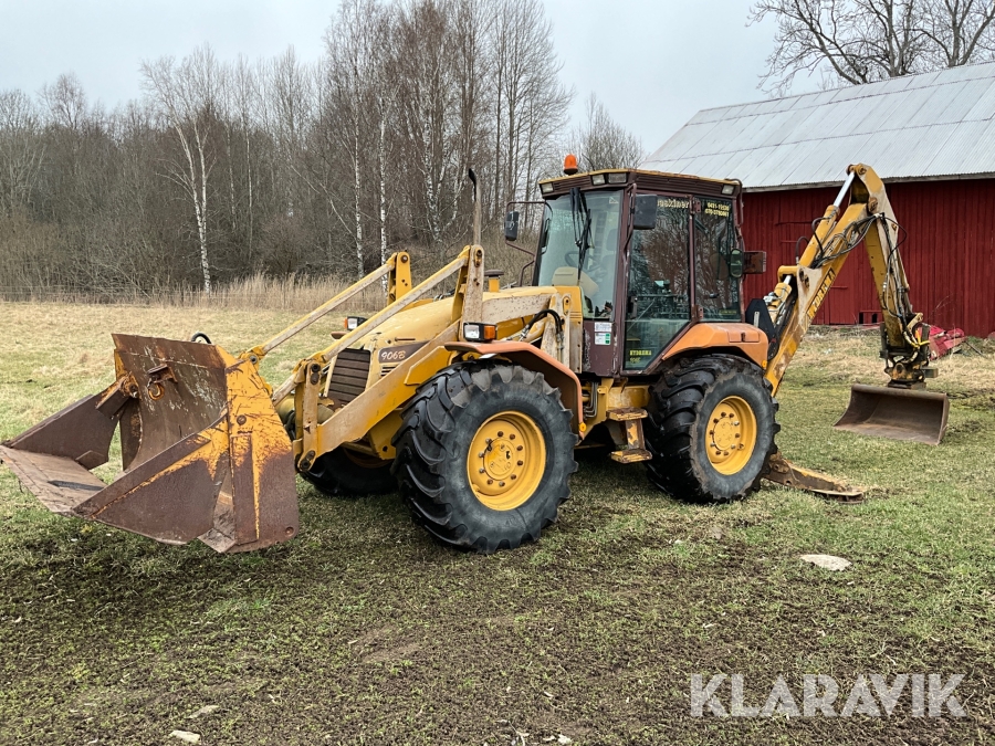 Lastgrävare Hydrema 906B Med många tillbehör