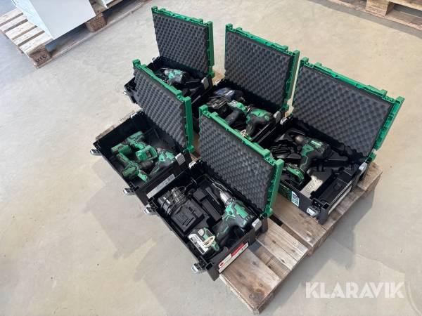 Diverse skruvdragare HiKOKI