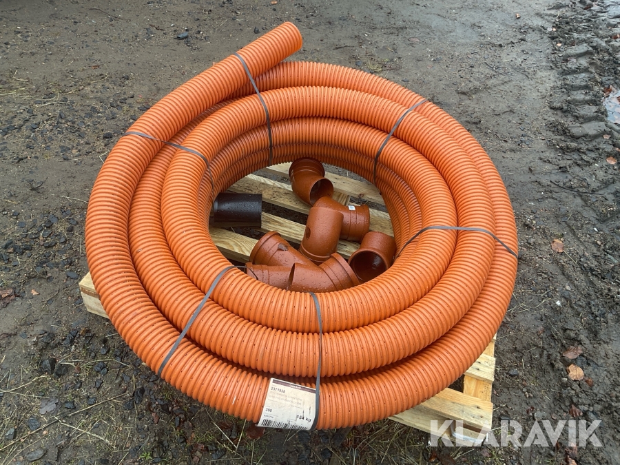 Dräneringsrör 92/80 PVC, 30m