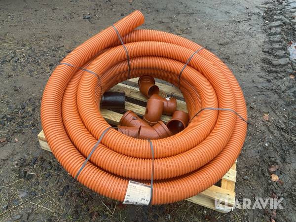 Dräneringsrör 92/80 PVC, 30m