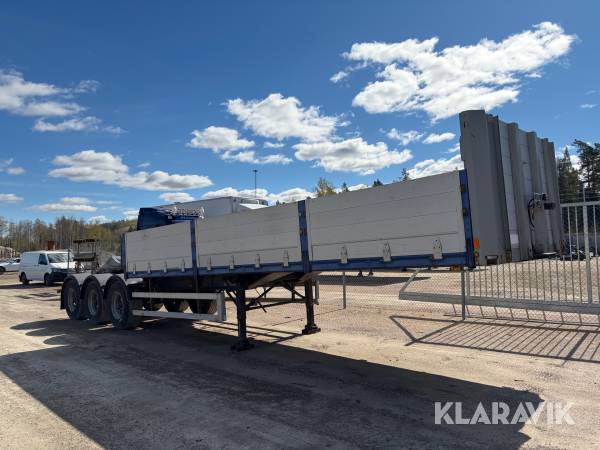 3-Axlad Link med lämflak JMP Wielton Pts 34.100 2000