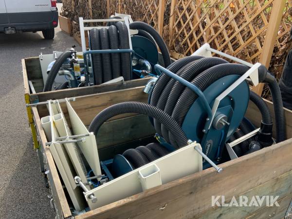 Slangupprullare 50 mm för centraldammsugare Dustcontrol DC HOSE REEL 7st