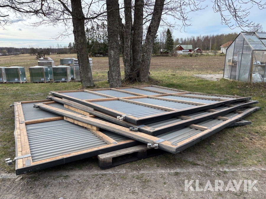 Skjutportar 4,2 x 4,4 m 4 st