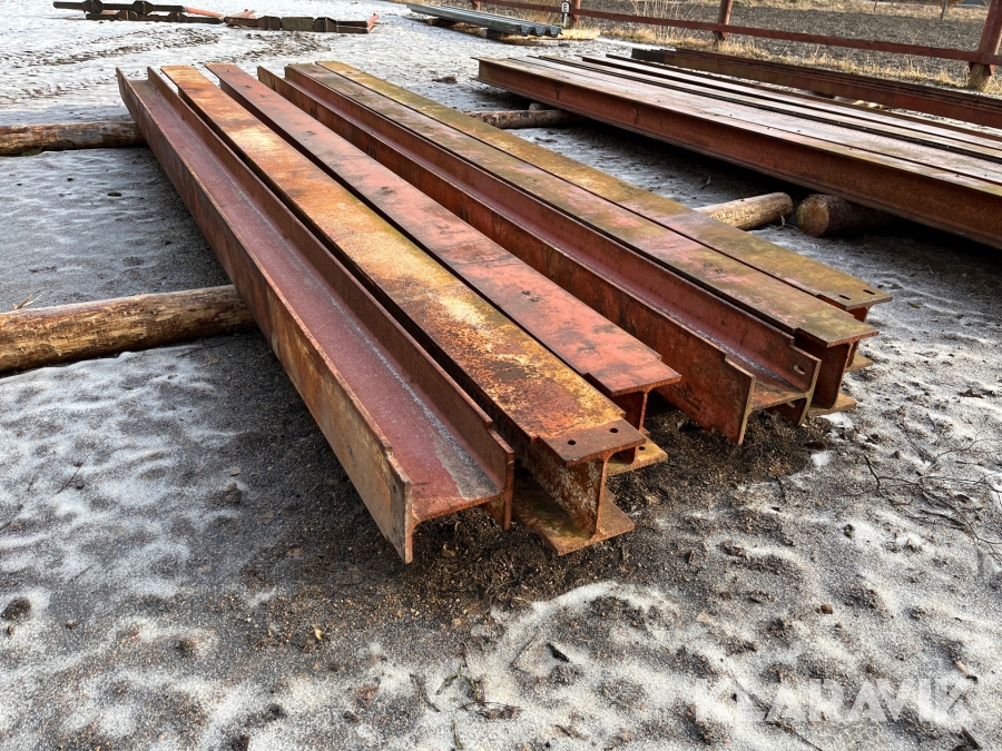 Järnbalk / H balk 6 st