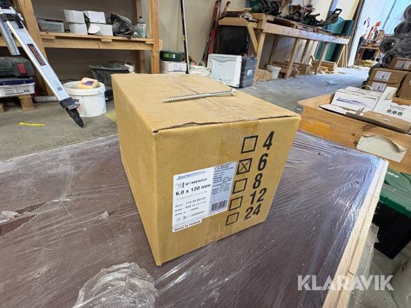 Träskruv ScanFast MT Inneskruv 6,0 X 120mm
