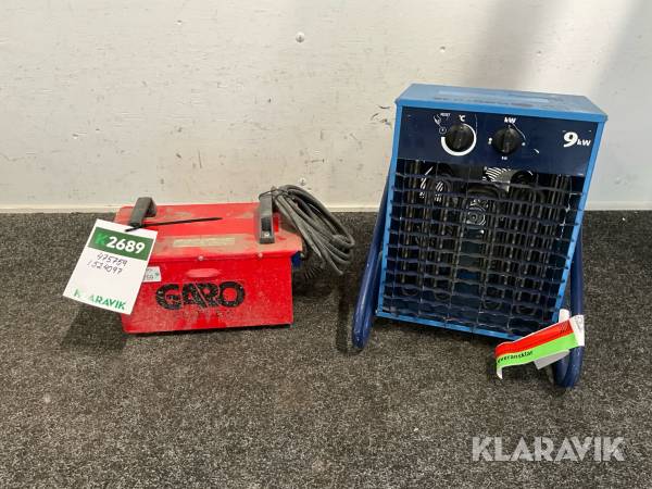 Transformator och fläkt Garo, El-Björn 500VA / VF9B