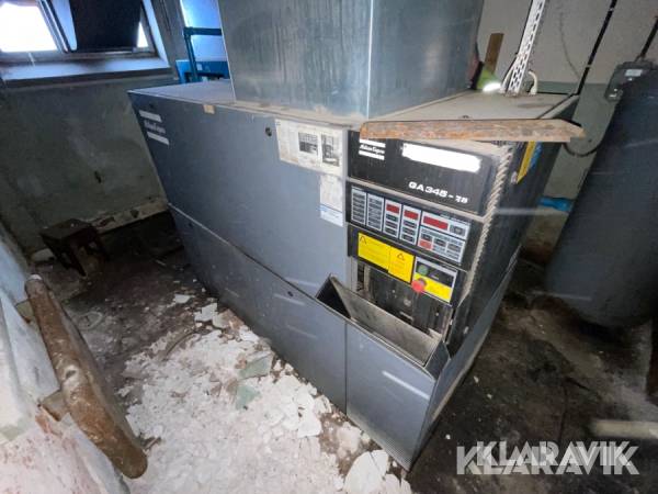 Kompressor Atlas Copco GA 345-7,5 med tillhörande torkutrustning