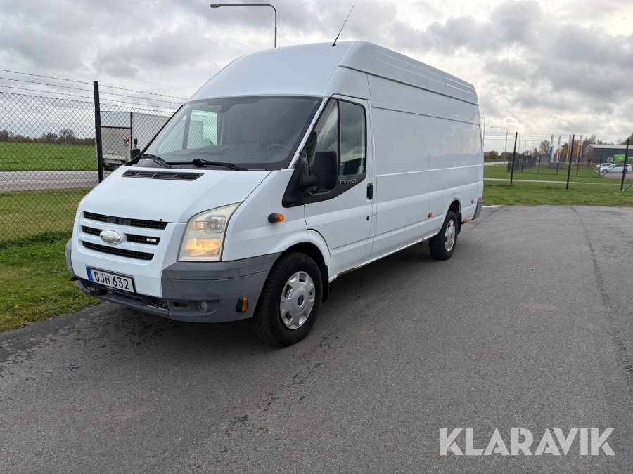 Lätt lastbil Ford Transit 140 T350 med bakgavel