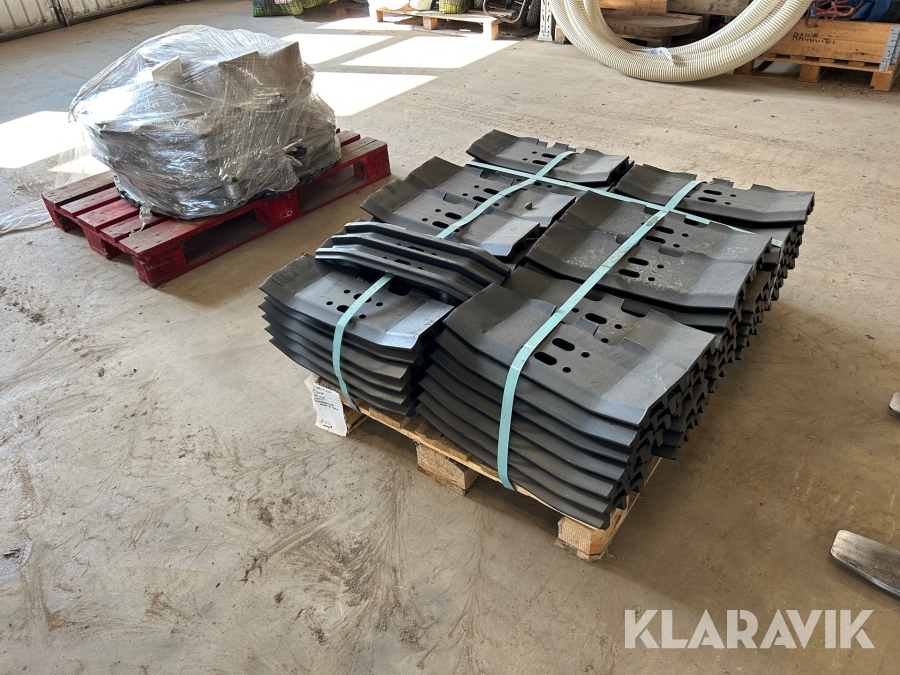 Stålbandsats till grävmaskin