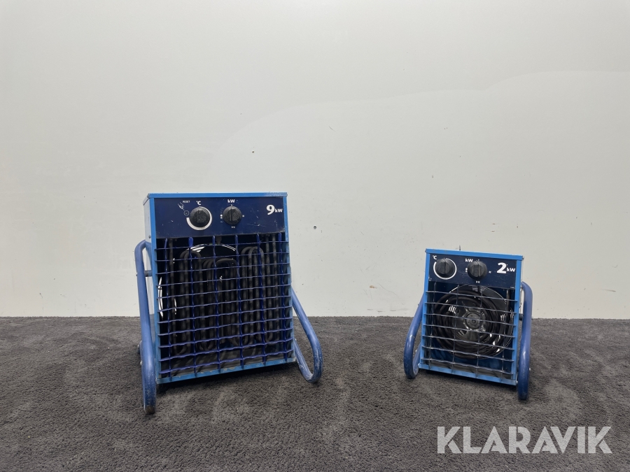 Varmluftsfläktar El-Björn VF9B, VF21A