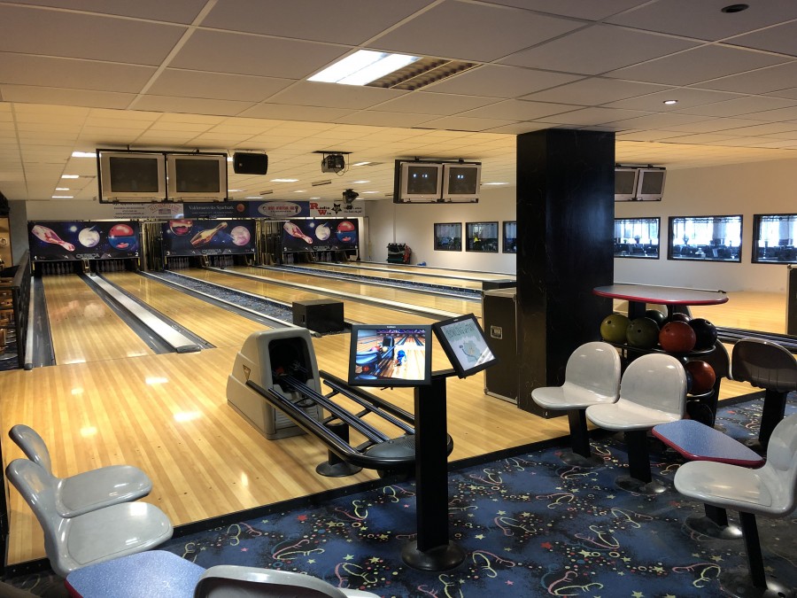 Bowlingbanor med tillbehör
