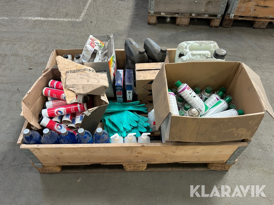 Fett, tvättmedel, svetsspray & glykol