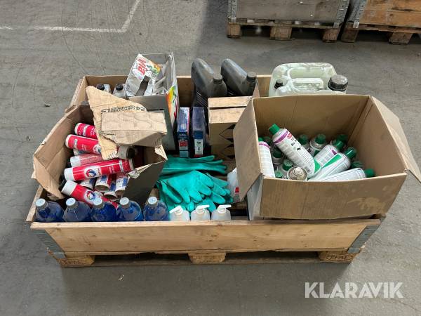 Fett, tvättmedel, svetsspray & glykol