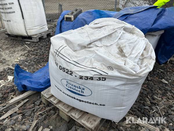 Bentonitsand 3 x 1000 kg Svenska Geotech