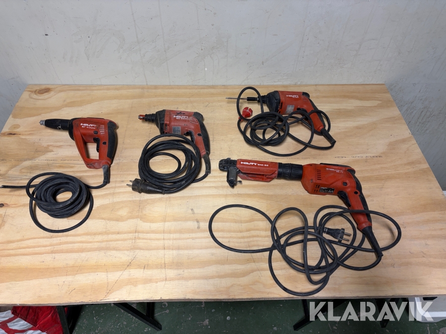 Parti med maskiner Hilti
