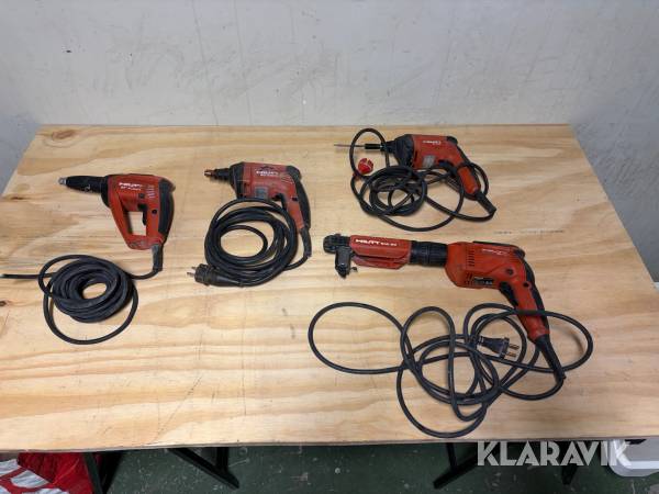 Parti med maskiner Hilti