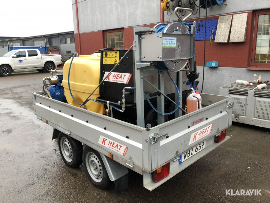 Ogräsbekämpning K-Vagnen K-Heat med 100% vatten