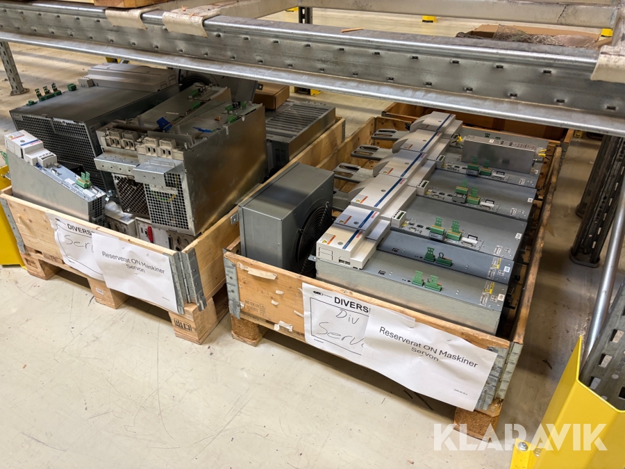 Utrustning CNC parti 5 pall