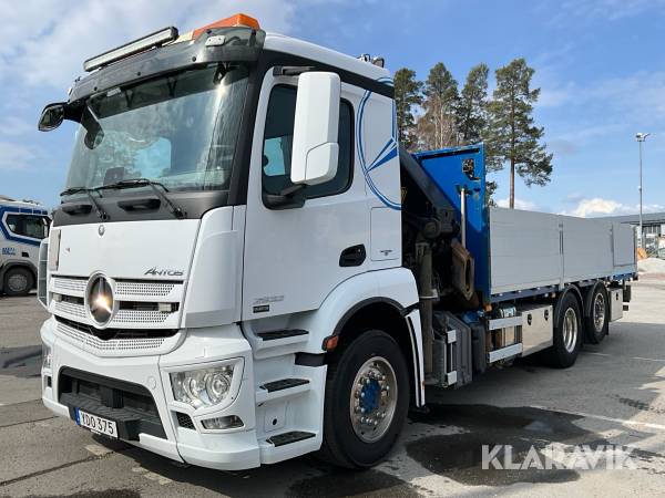 Kranbil Mercedes-Benz Antos 2532 med kran Palfinger PK 22002 EH